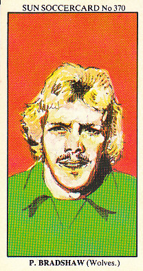 Paul Bradshaw Wolverhampton Wanderers 1978/79 the SUN Soccercards #370